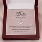 To my bestie-True Friends are those Anchor Necklace