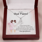 To my best friend - a best friend is like a four-leaf clover Anchor Necklace
