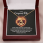 To My Gorgeous Wife - Every time I see you Anchor Necklace