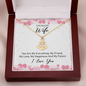 To my beautiful wife - you are my everything Anchor Necklace
