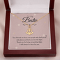To my bestie-True Friends are those Anchor Necklace