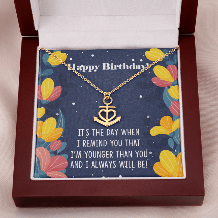 To my beautiful wife - you are my everything Anchor Necklace