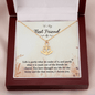 To my Best Friend-Life is partly Anchor Necklace