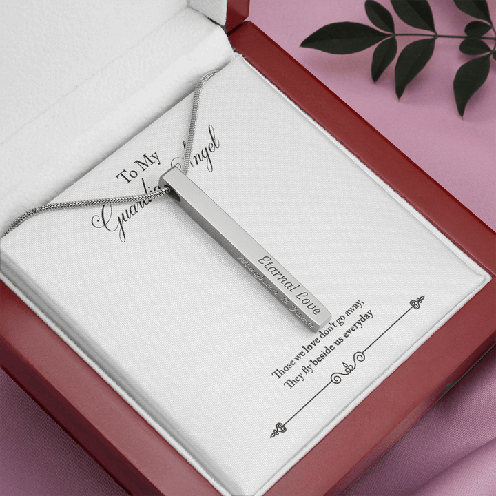 Guardian angel (2 Sided Vertical Pendent)