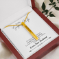 2sided vertical pendent (To Wife From Husband)