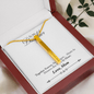 2 Sided Vertical Sided Pendent (from mom to daughter)