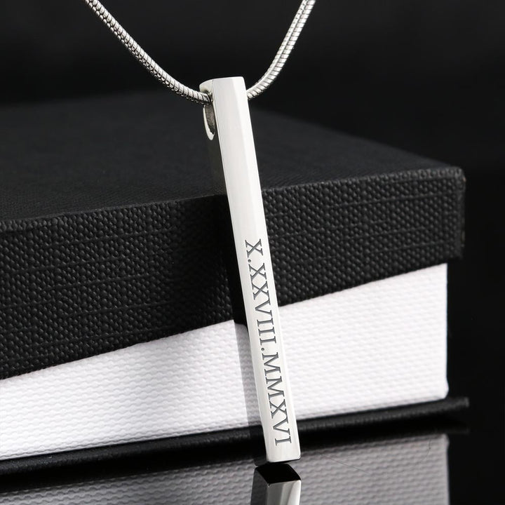 To My Daughter - I am so pround of the person you are today Roman Numeral Vertical Stick