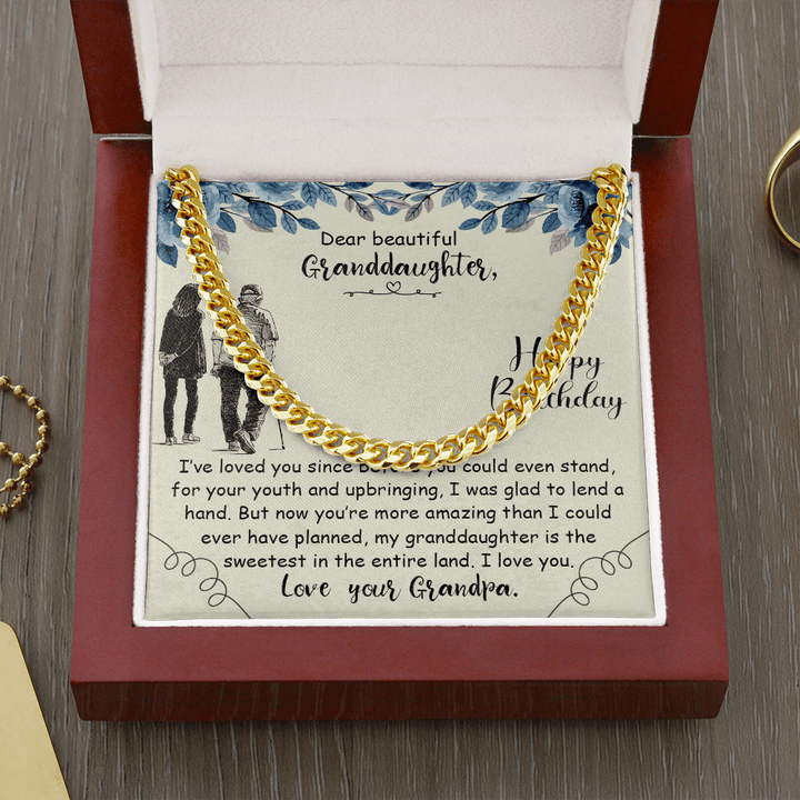 I’ve loved you Cuban link Chain