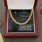 Difficult roads often lead to beautiful places Cuban link Chain