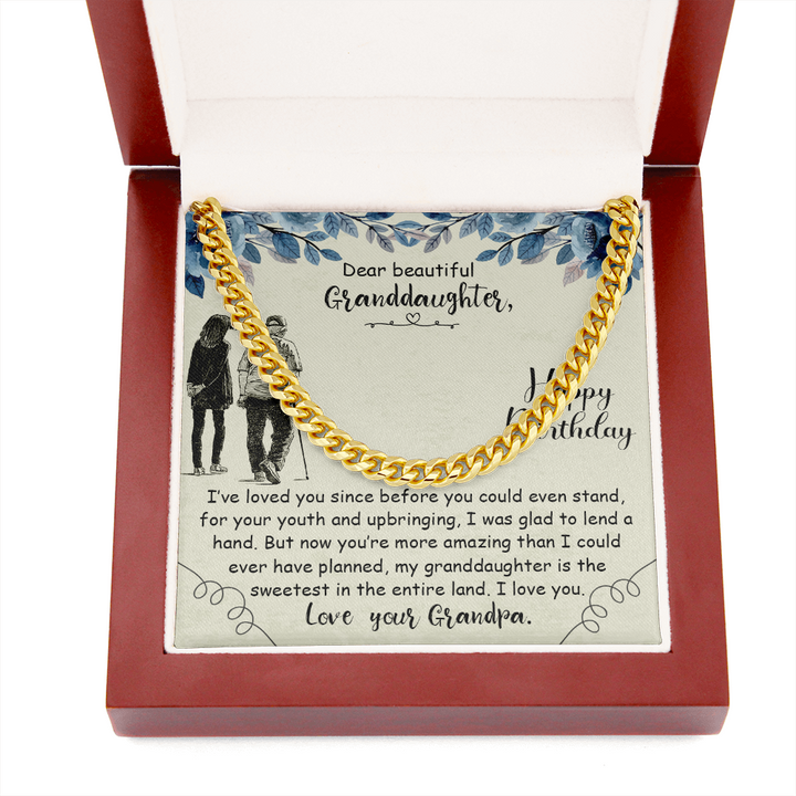 I’ve loved you Cuban link Chain