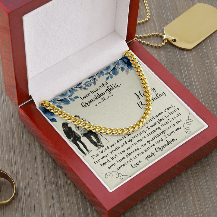 I’ve loved you Cuban link Chain