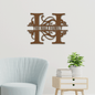 Split Letter Monogram For your house
