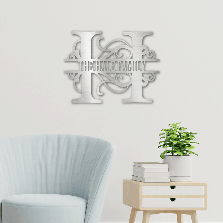 Split Letter Monogram For your house
