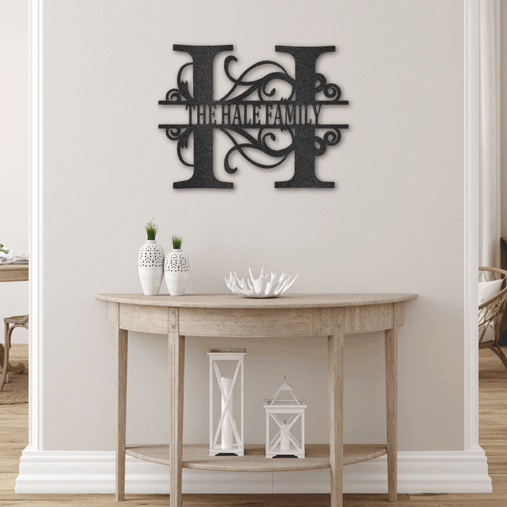 Split Letter Monogram For your house