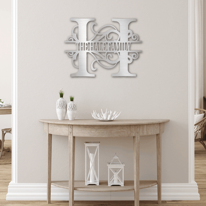 Split Letter Monogram For your house