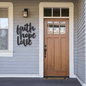 Faith Hope Love Steel Sign