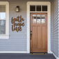 Faith Hope Love Steel Sign