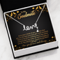 To My Soulmate - Each time I think of you love Necklace