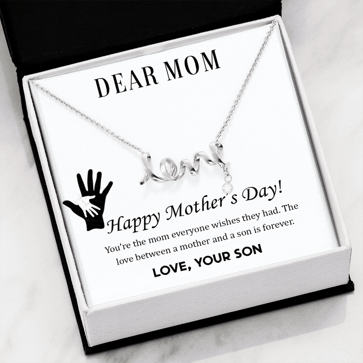 Dear Mom, Happy Mother’s Day! You’re the mom love Necklace
