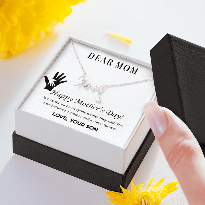 Dear Mom, Happy Mother’s Day! You’re the mom love Necklace