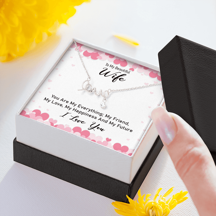 In loving memory... Those we love don’t go away Love necklace