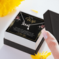 To My wife - if you live to be a hundred years old love Necklace