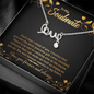 To My Soulmate - Each time I think of you love Necklace