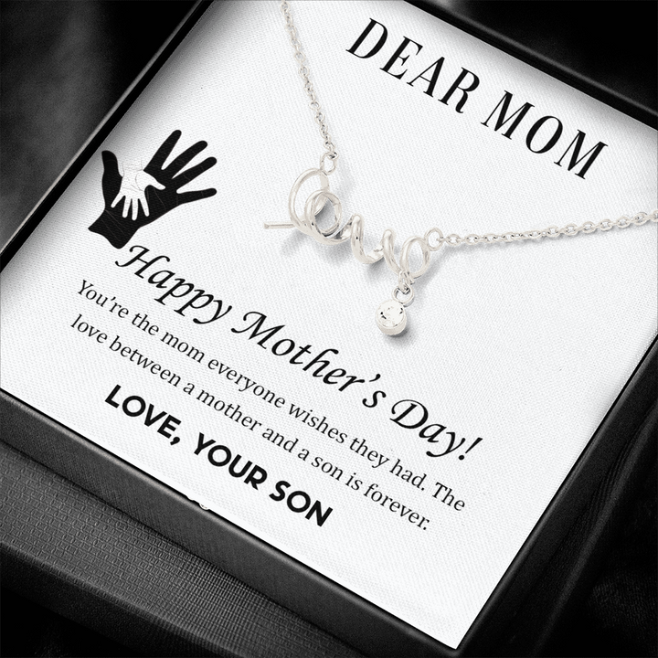 Dear Mom, Happy Mother’s Day! You’re the mom love Necklace