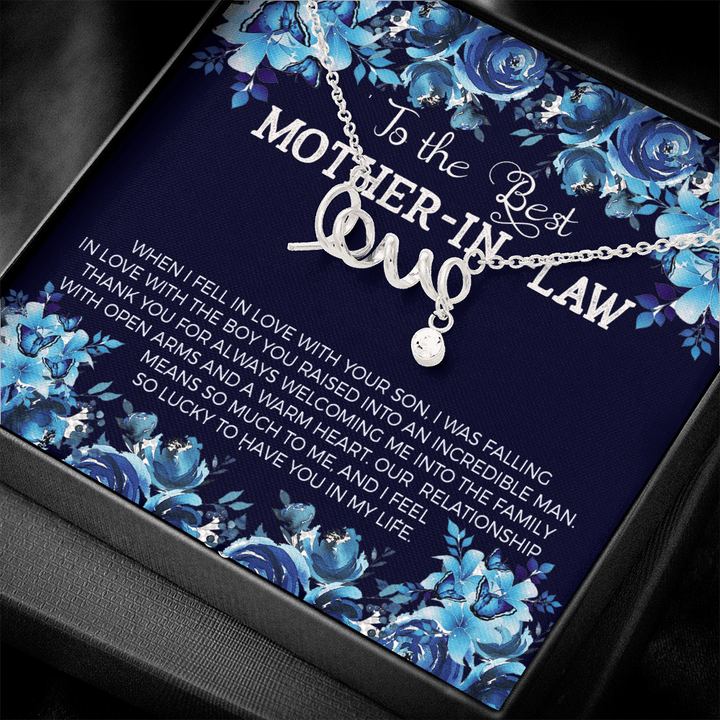 Mother in law love necklace