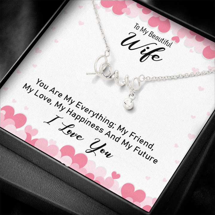 In loving memory... Those we love don’t go away Love necklace