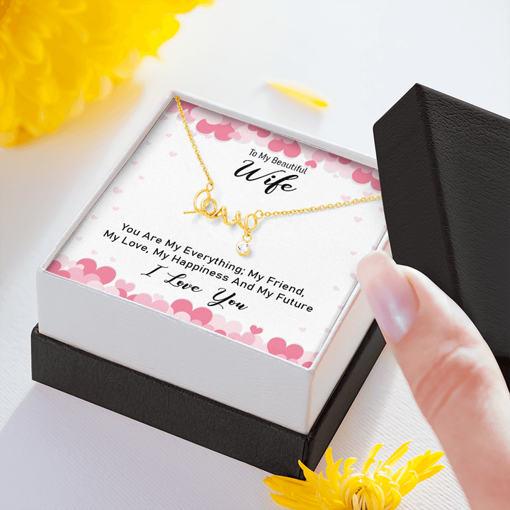 In loving memory... Those we love don’t go away Love necklace