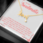 To My Soulmate - Loving you has become a must for me love Necklace