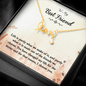 To my Best Friend-Life is partly love Necklace