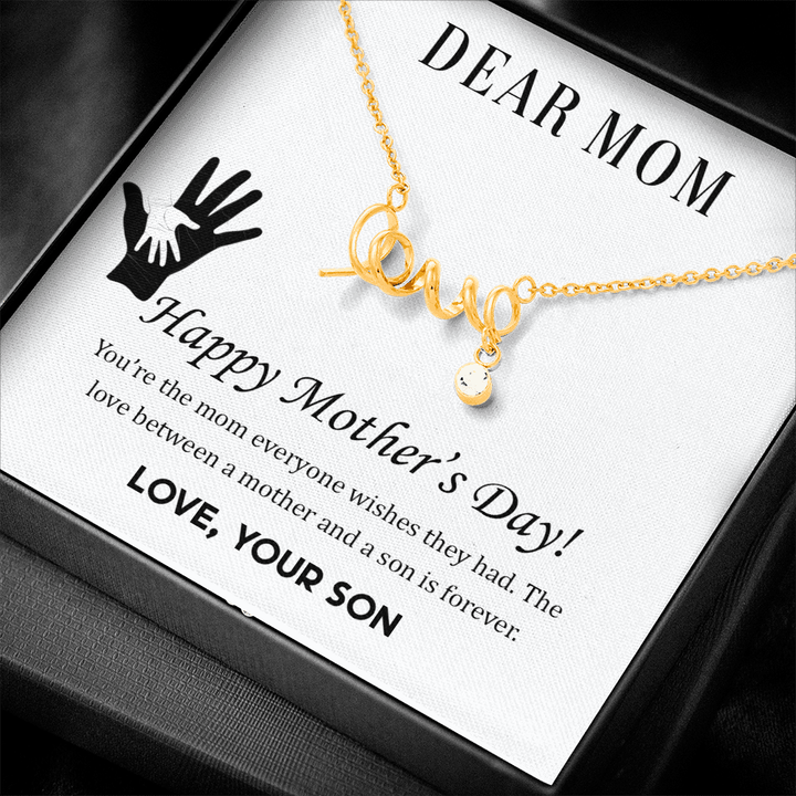 Dear Mom, Happy Mother’s Day! You’re the mom love Necklace