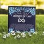 Message mother in law Infinity Heart Necklace