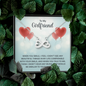 To My Girlfriend - When you smile Infinity Heart Necklace