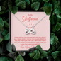 To My Girlfriend - From the day you walked into my life Infinity Heart Necklace
