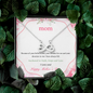 Message Card Mother day -final Infinity Heart Necklace