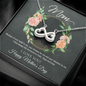 Mothers Day Infinity Heart Necklace