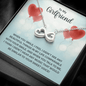 To My Girlfriend - When you smile Infinity Heart Necklace