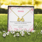 Message Card Mother day -final Infinity Heart Necklace