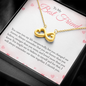 To my Bestie you came into my life unexpectedly Infinity Heart Necklace