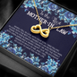 Message mother in law Infinity Heart Necklace