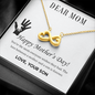 Happy Mothers day mom Infinity Heart Necklace