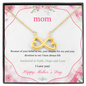 Message Card Mother day -final Infinity Heart Necklace