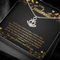 To My Soulmate - Each time I think of you Anchor Necklace