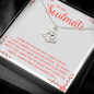 To My Soulmate - Loving you has become a must for me Anchor Necklace