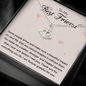 To my Best Friend-Some people arrive Anchor Necklace