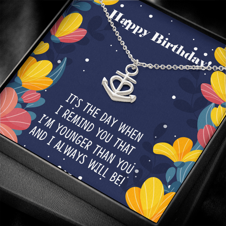 To my beautiful wife - you are my everything Anchor Necklace