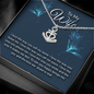 To my wife-I love the way Anchor Necklace